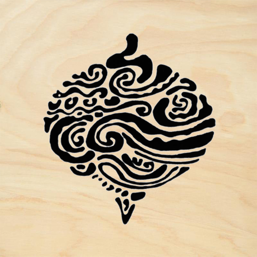 StampaFe WInd Ogee Small Southwestern Rubber Art Stamp