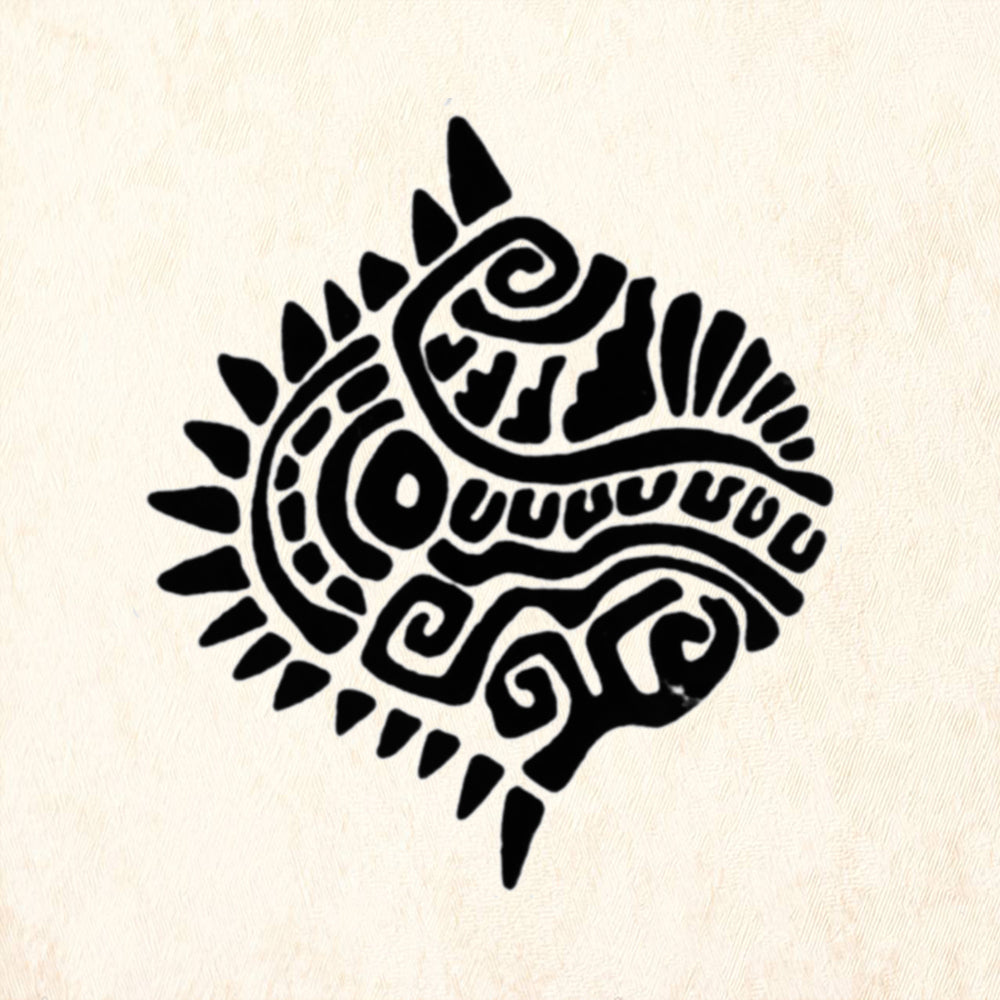 StampaFe Earth Ogee Small Southwestern Rubber Art Stamp