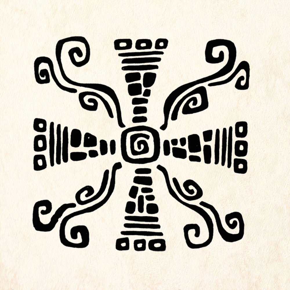 StampaFe Sun Cross Large Rubber Art Stamp