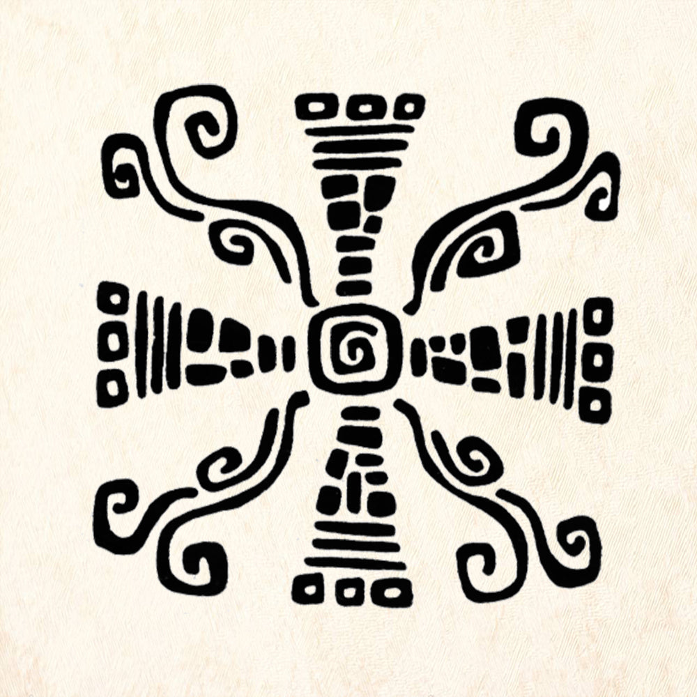 StampaFe Sun Cross Small Rubber Art Stamp