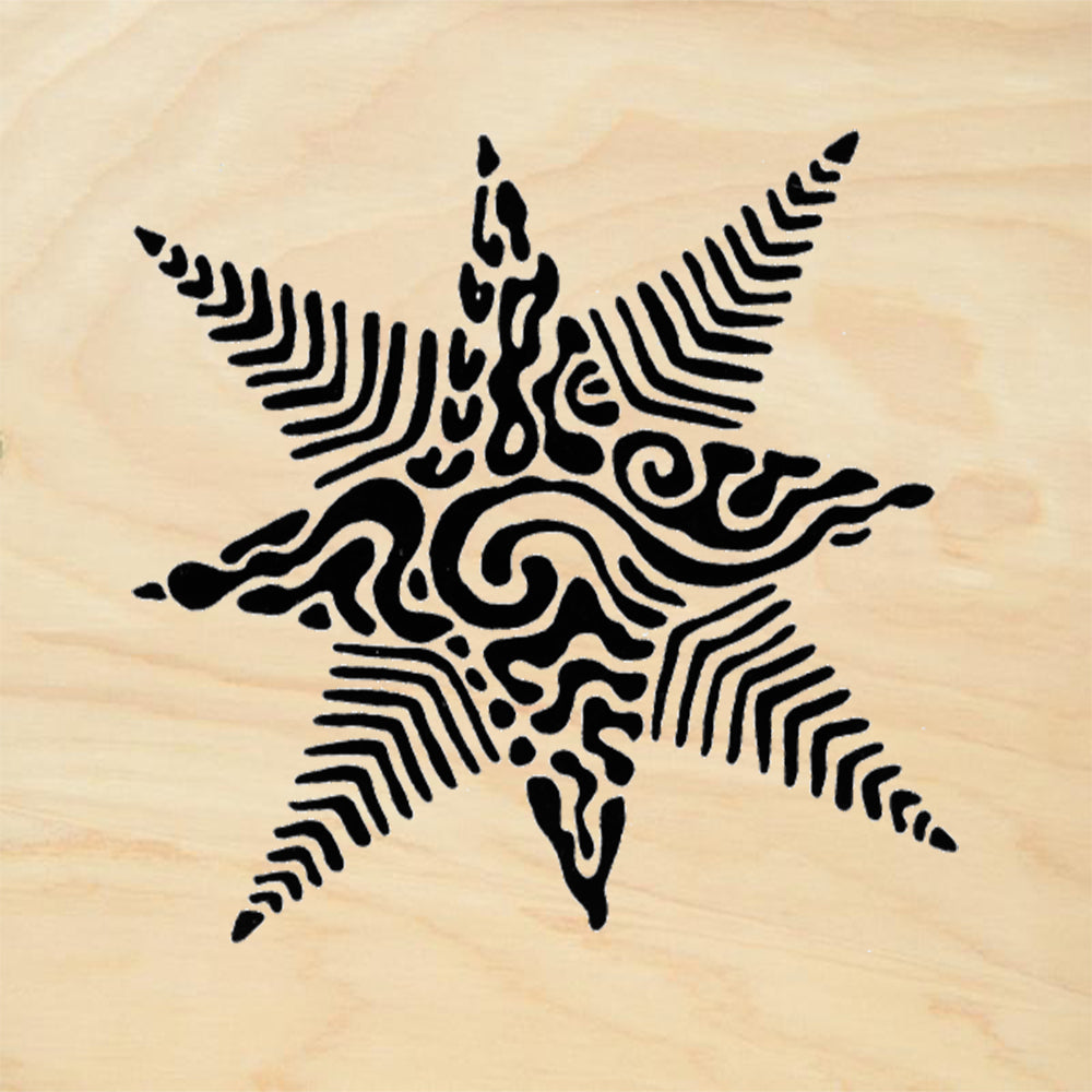 StampaFe Regeneration Star Small Rubber Art Stamp