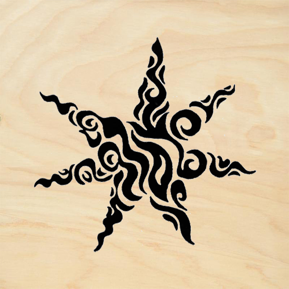 StampaFe Mystic Star Small Rubber Art Stamp