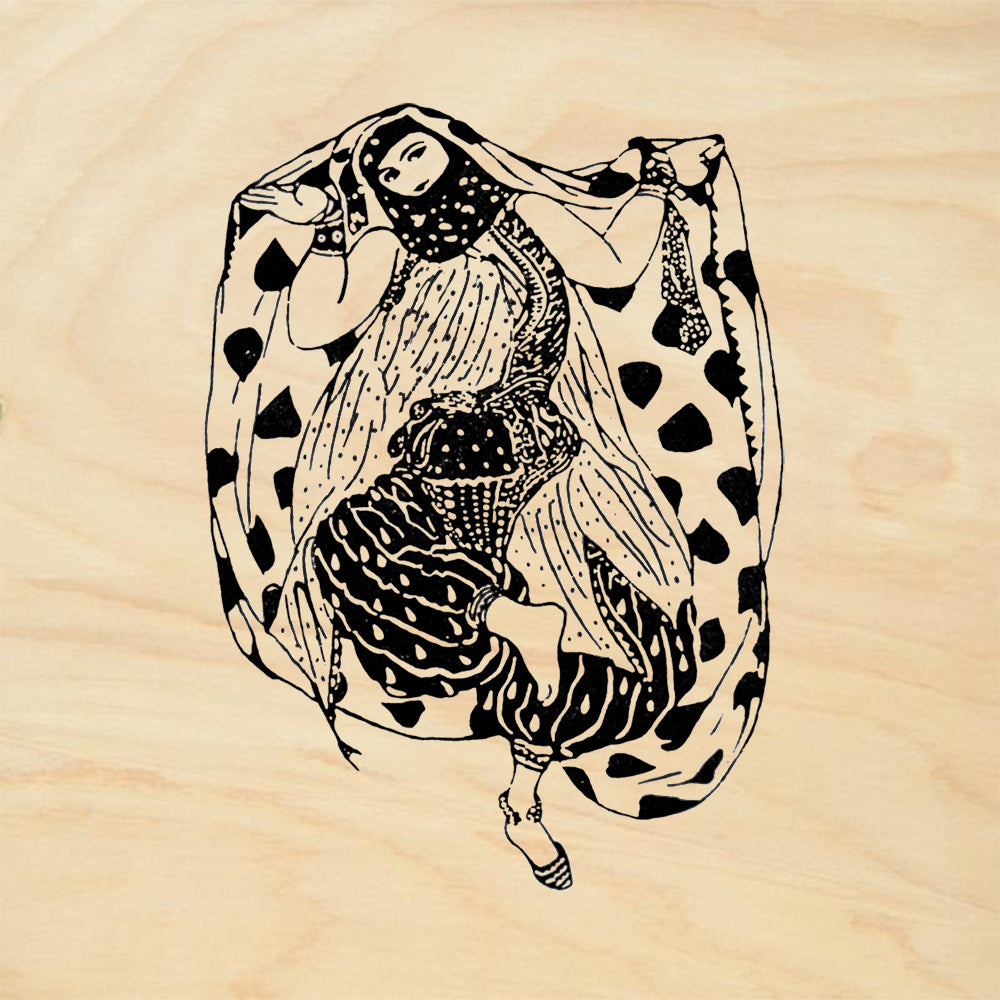 StampaFe Sheherezade Vintage Rubber Art Stamp