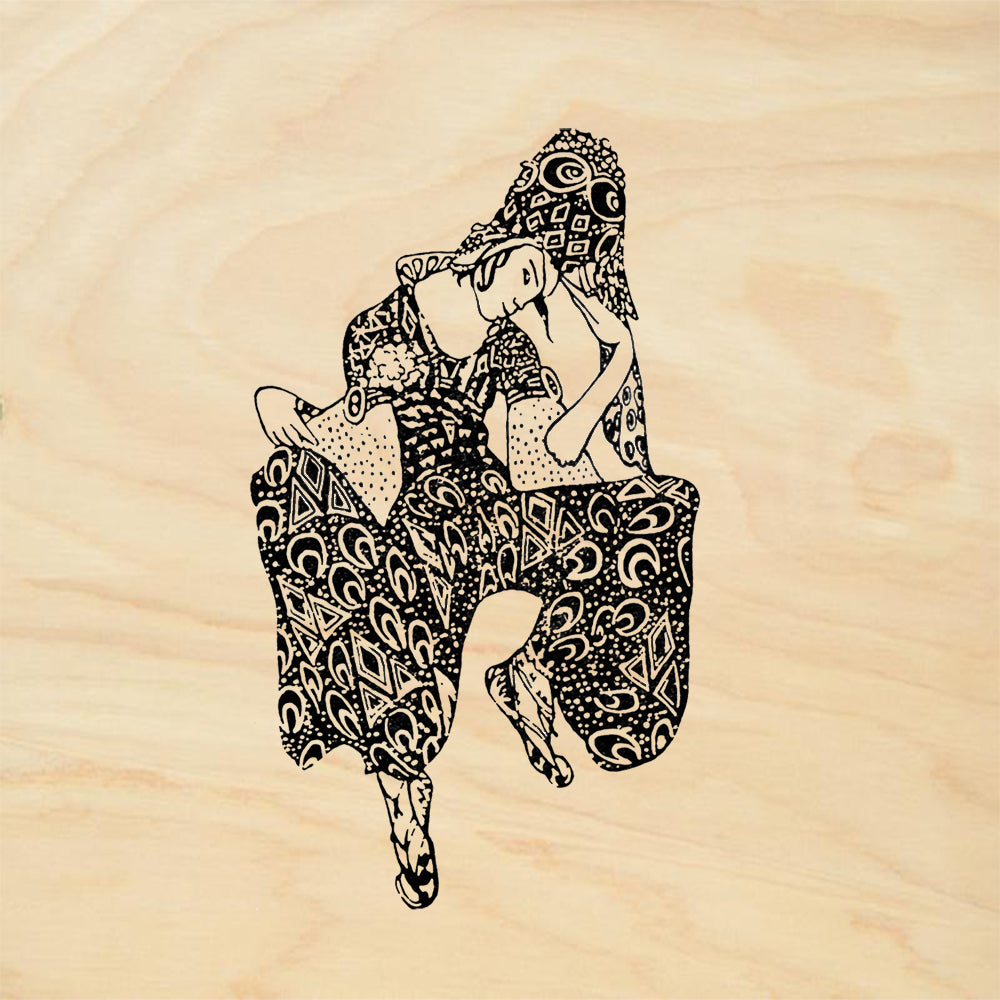 StampaFe Iksander Vintage Rubber Art Stamp
