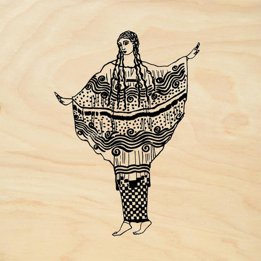 StampaFe Chloe Vintage Rubber Art Stamp