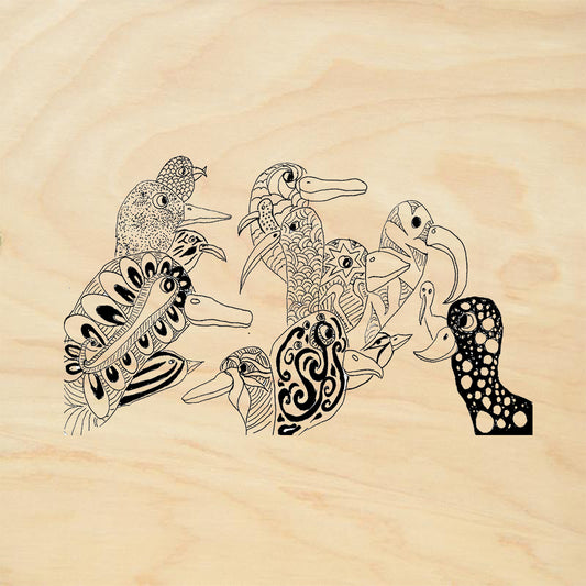 StampaFe Quackers Mixed Media Rubber Art Stamp