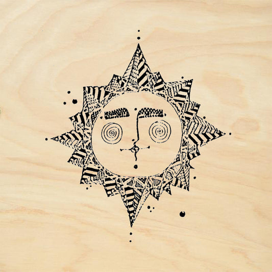 StampaFe Sun Mixed Media Rubber Art Stamp