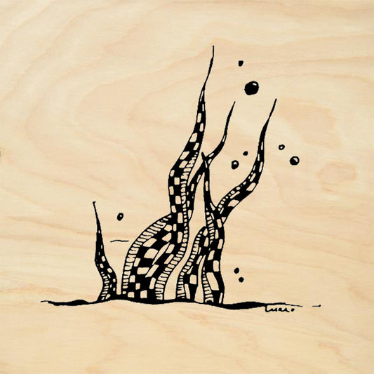 StampaFe Swamp Weeds Mixed Media Rubber Art Stamp