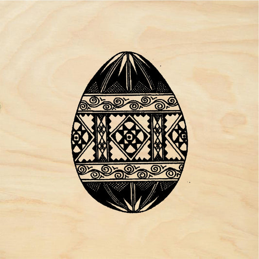 StampaFe Fancy Easter egg - Rubber Stamp 1.25 x 1.5