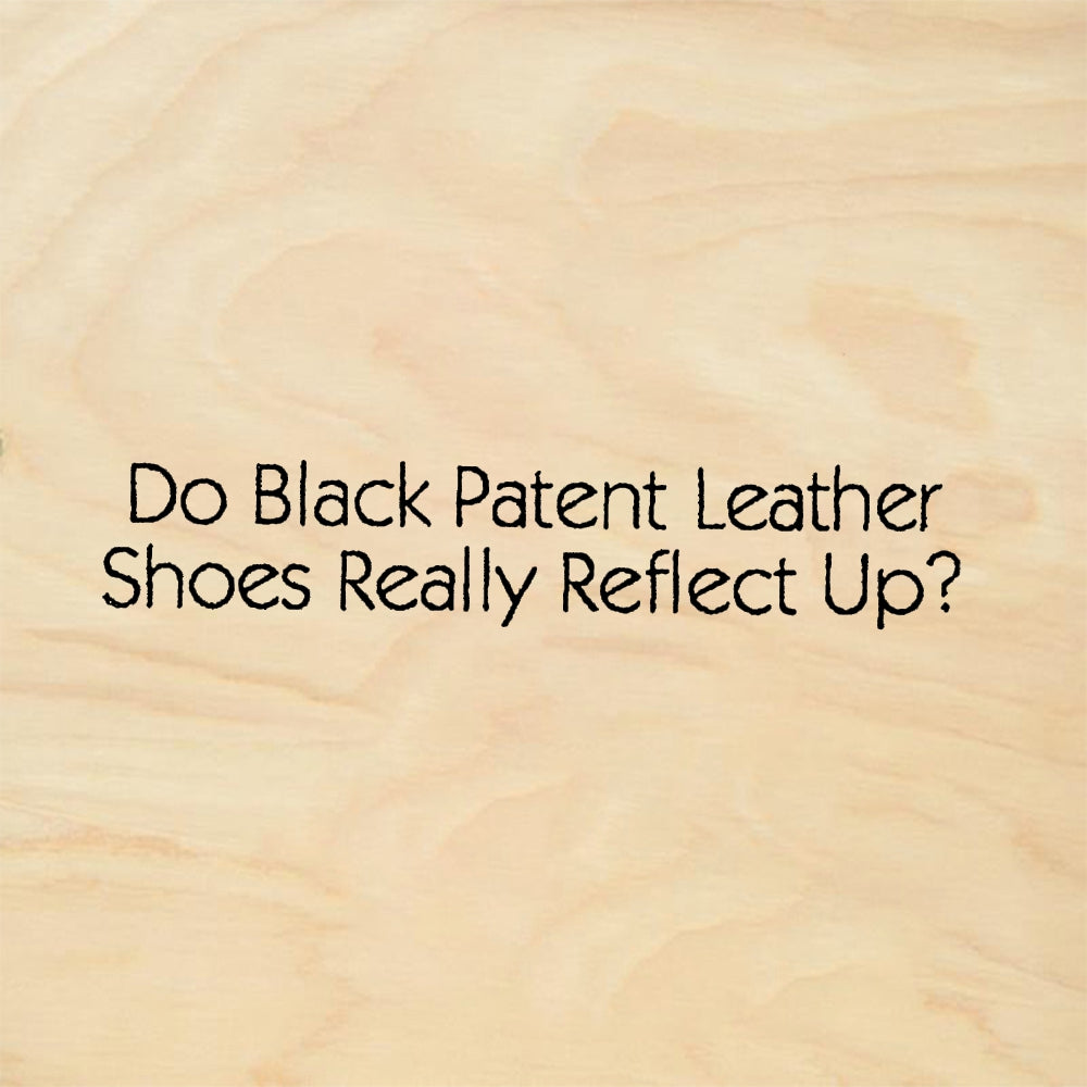 StampaFe Do Black Patent Leather Shoes - Rubber Stamp 2 x 0.75