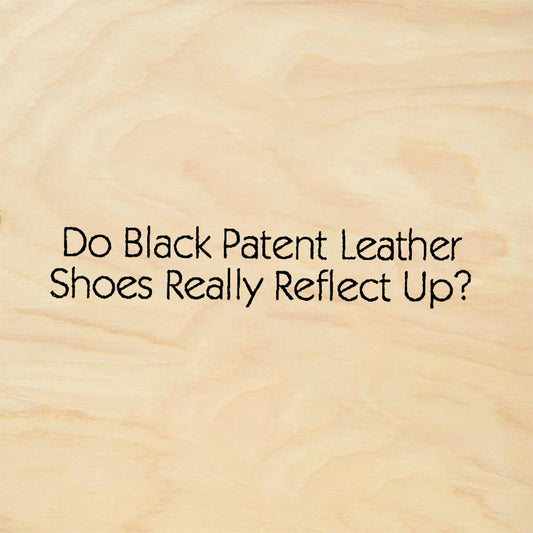 StampaFe Do Black Patent Leather Shoes - Rubber Stamp 2 x 0.75