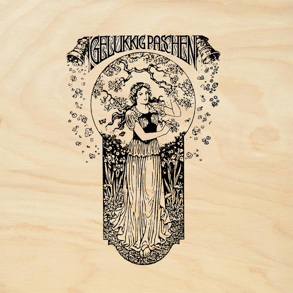 StampaFe Paschen Play Art Nouveau Rubber Art Stamp