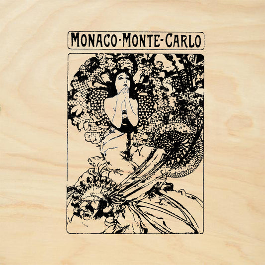 StampaFe Monte Carlo Art Nouveau Rubber Art Stamp