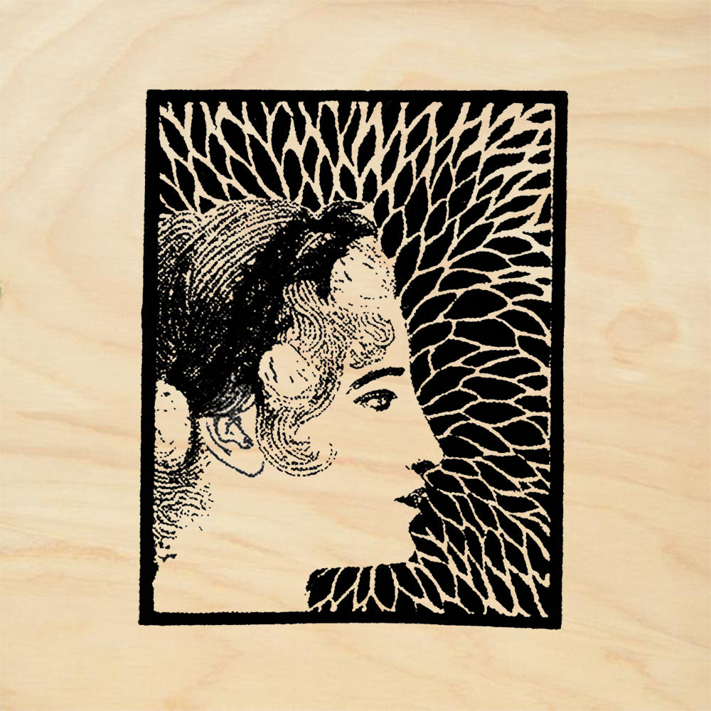 StampaFe Anastasia Art Nouveau Rubber Art Stamp