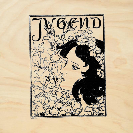 StampaFe Jugend Art Nouveau Rubber Art Stamp