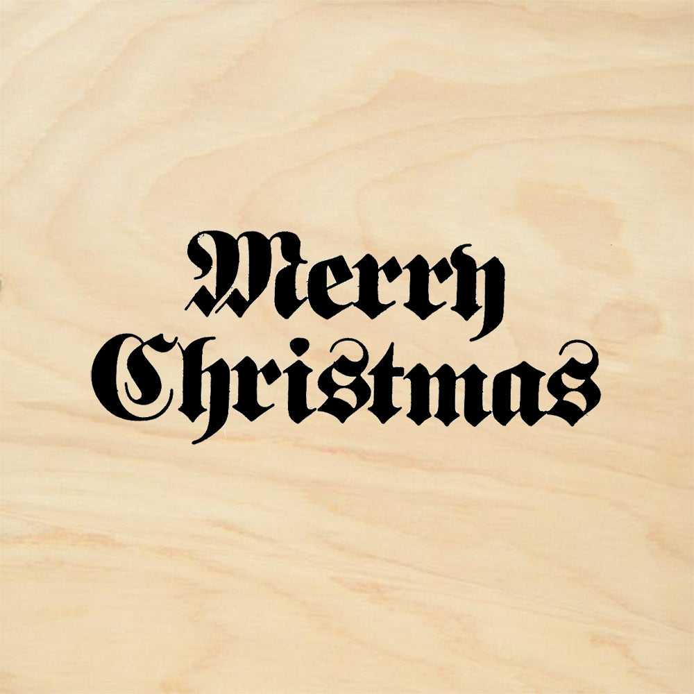 StampaFe Merry Christmas Holiday Rubber Art Stamp