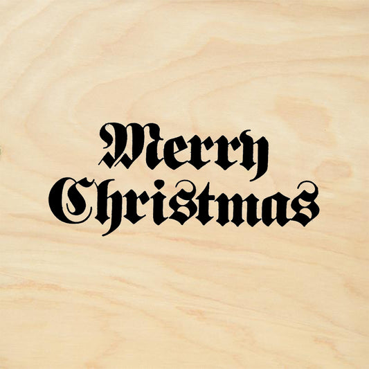 StampaFe Merry Christmas Holiday Rubber Art Stamp
