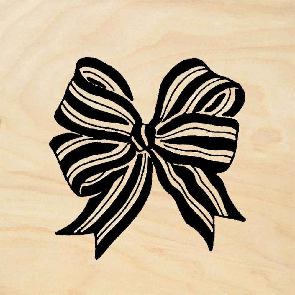 StampaFe Bow small Card Making Rubber Art Stamp
