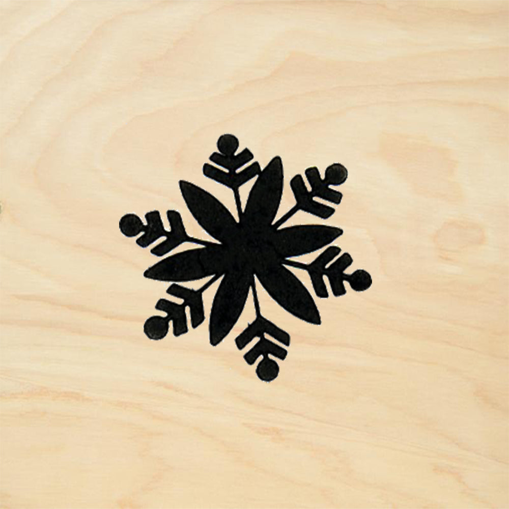 StampaFe Snowflake 4 Winter Rubber Art Stamp