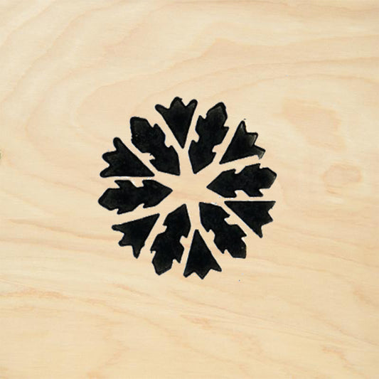 StampaFe Snowflake 10 Botanical Winter Rubber Art Stamp