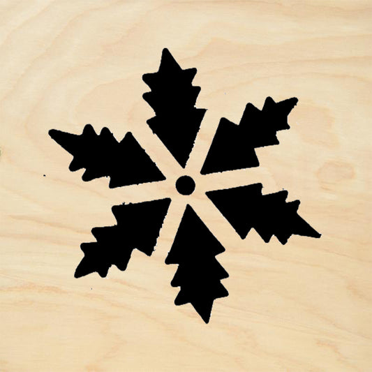 StampaFe Snowflake 11 Winter Rubber Art Stamp