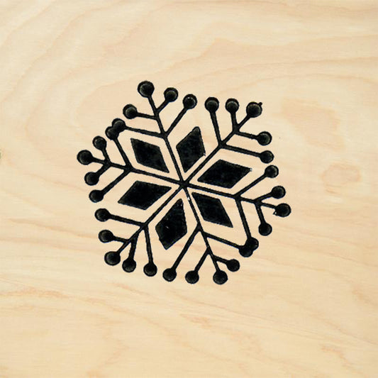 StampaFe Snowflake 14 Winter Rubber Art Stamp