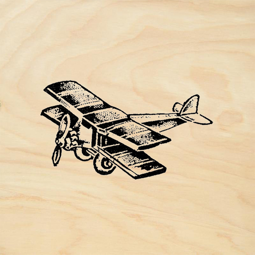 StampaFe Kent's Plane Retro Rubber Art Stamp