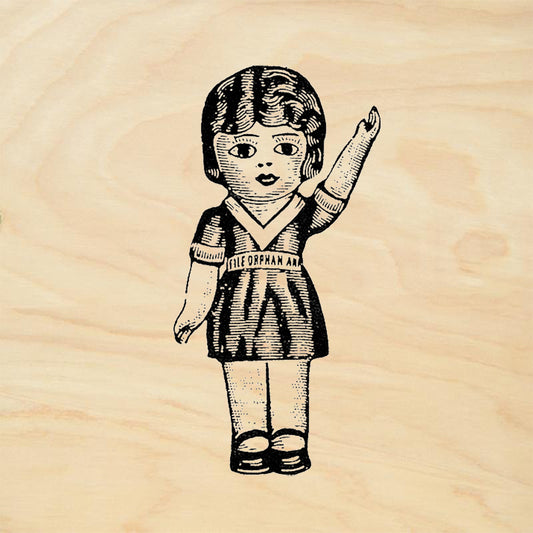 StampaFe Lynda Doll Retro Rubber Art Stamp
