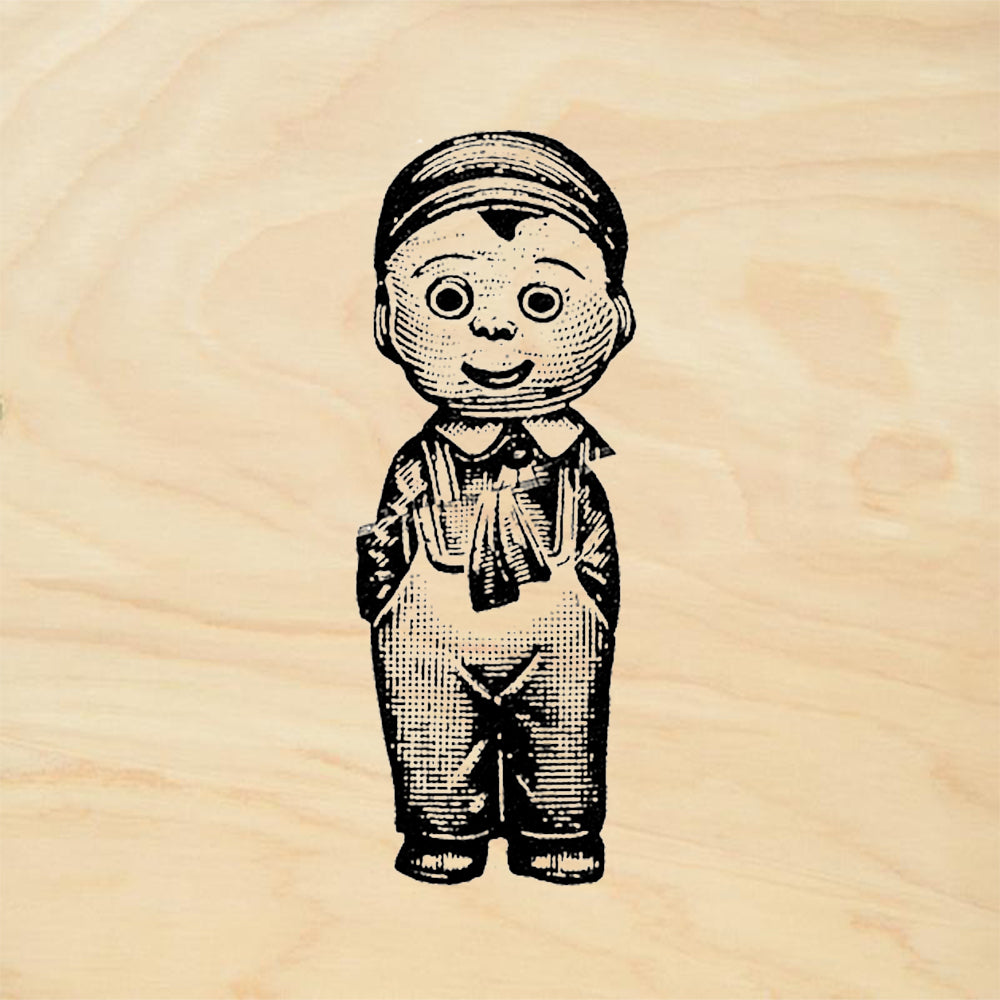 StampaFe Spanky Doll Retro Rubber Art Stamp