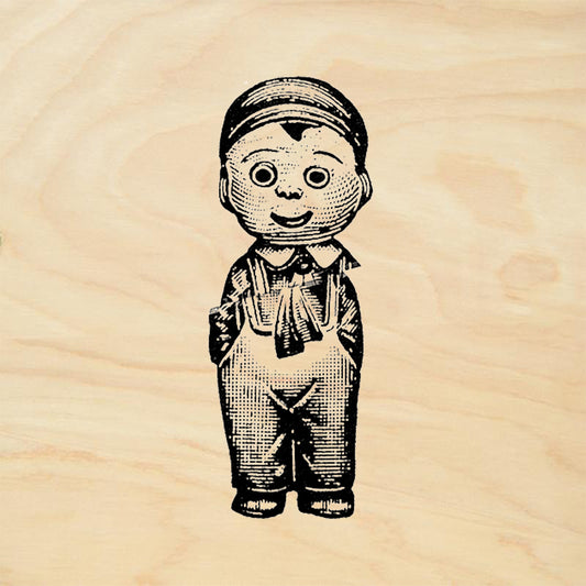 StampaFe Spanky Doll Retro Rubber Art Stamp