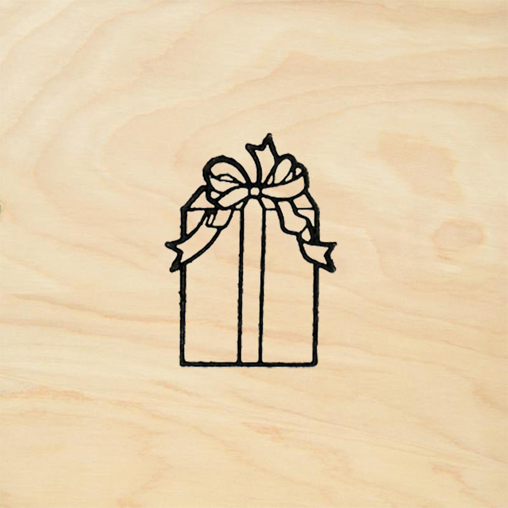 StampaFe Present 1 Card Making Rubber Art Stamp