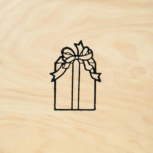 StampaFe Present 1 Card Making Rubber Art Stamp
