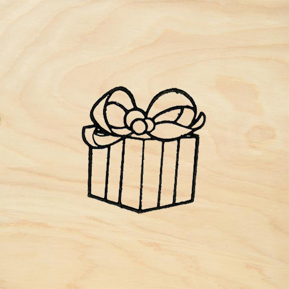 StampaFe Present 2 Card Making Rubber Art Stamp