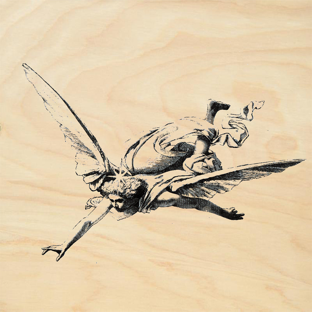 Angel, left