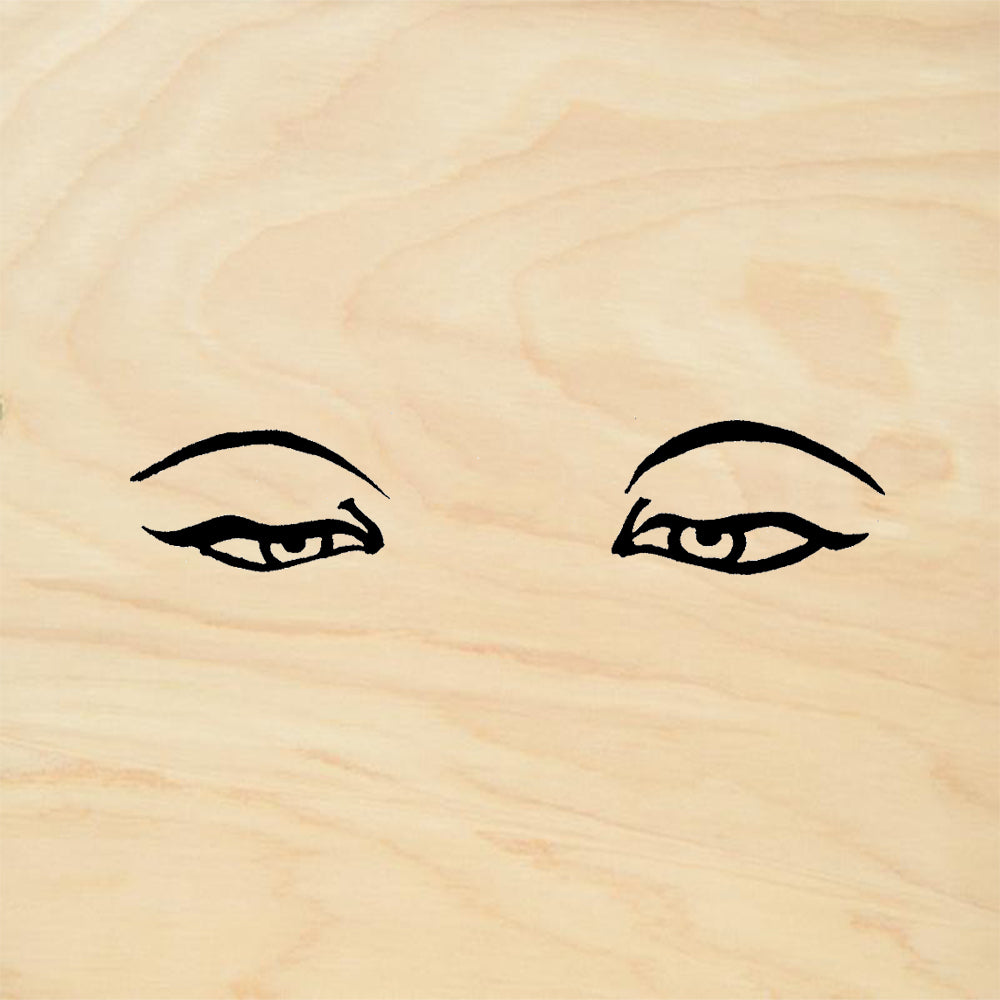 StampaFe Tibetan Eyes Rubber Art Stamp