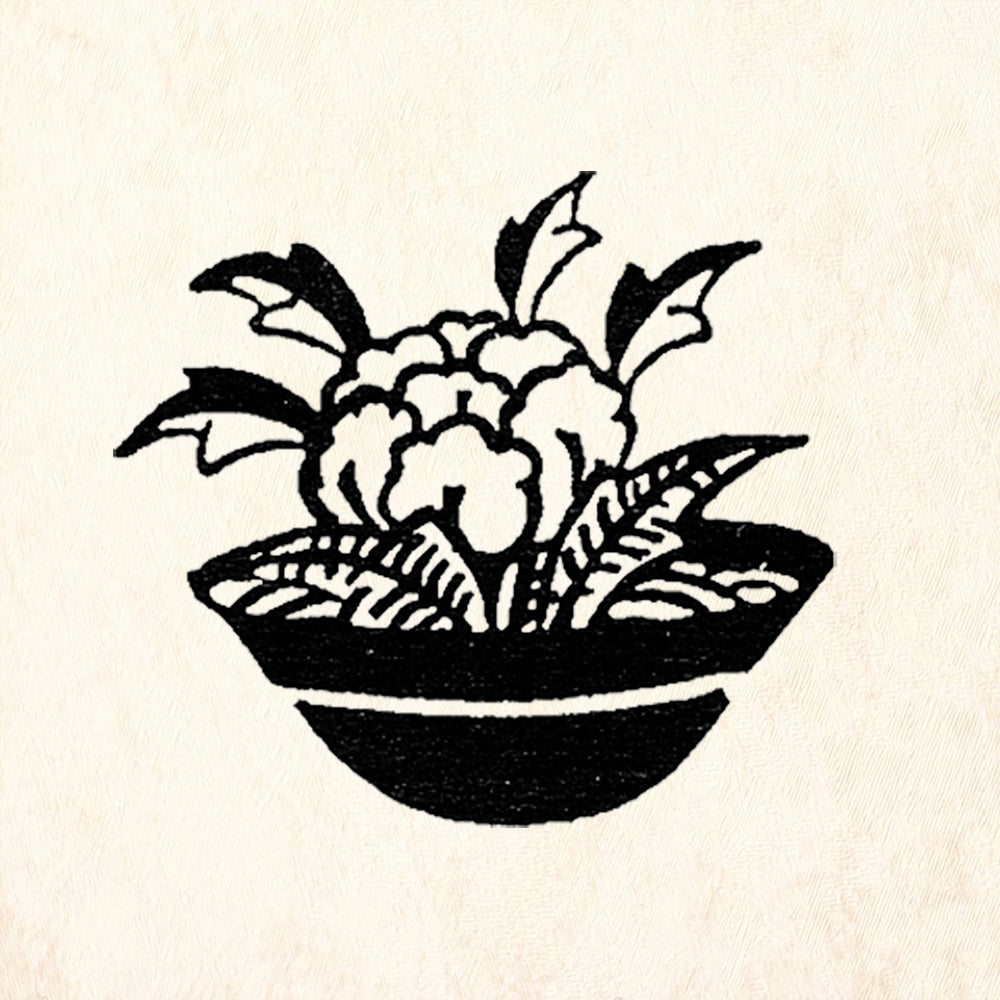 StampaFe Flower Offering Tribal Rubber Art Stamp