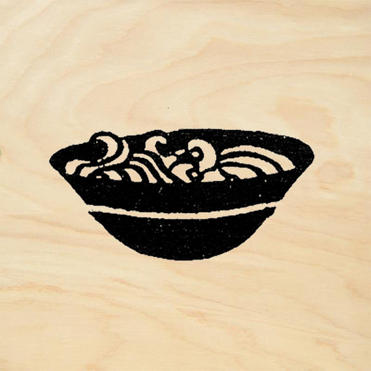 StampaFe Bowl of Water Tribal Rubber Art Stamp