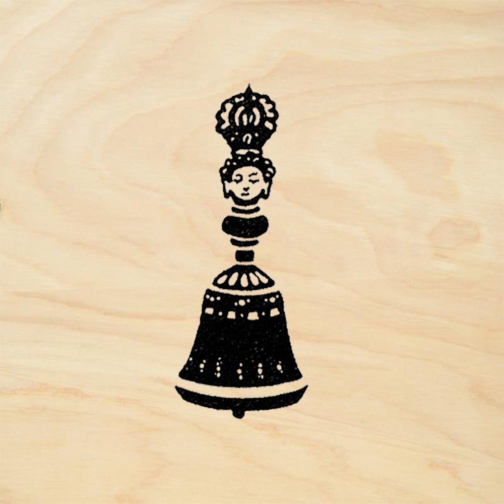 StampaFe Tibetan Bell Tribal Rubber Art Stamp