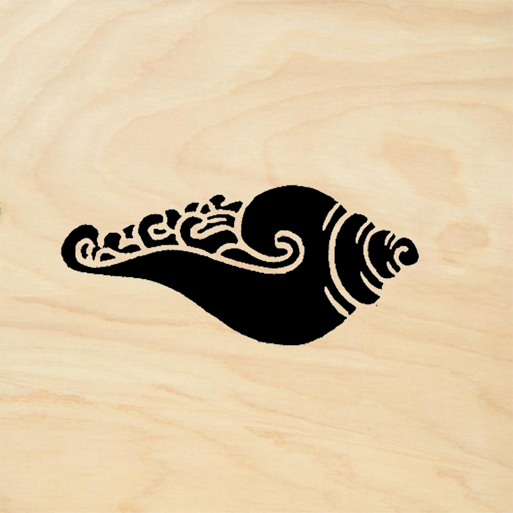 StampaFe Shell Offering Tribal Rubber Art Stamp