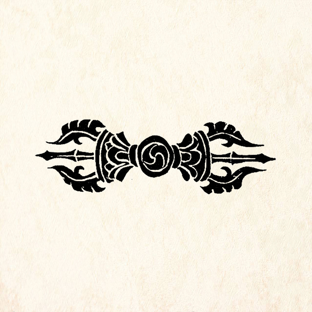 StampaFe Dorje Tribal Rubber Art Stamp