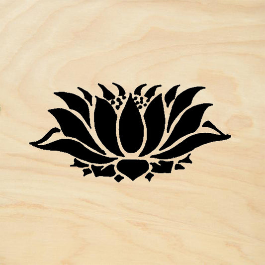 StampaFe Lotus Botanical Rubber Art Stamp