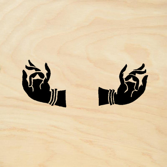 StampaFe Tibetan Hands Set Tribal Rubber Art Stamp Collection
