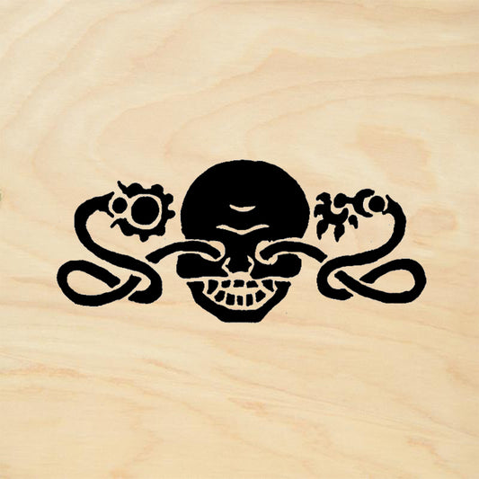 StampaFe Skull and Talismans Gothic Rubber Art Stamp