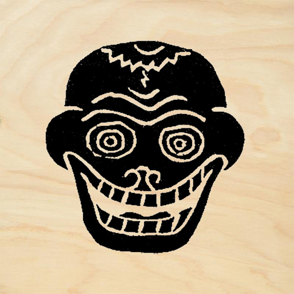 StampaFe Dark Skull Gothic Rubber Art Stamp