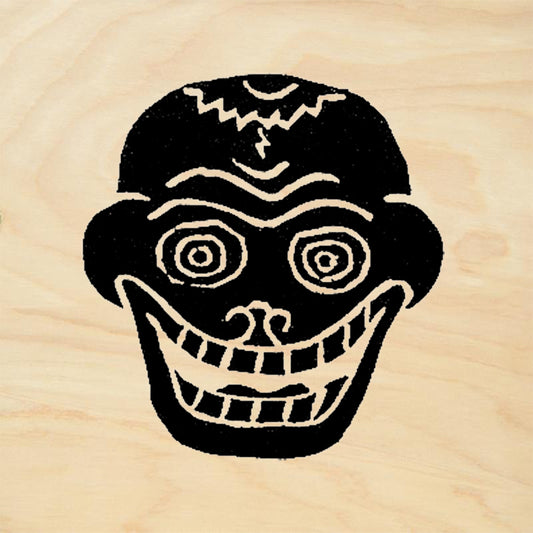 StampaFe Dark Skull Gothic Rubber Art Stamp