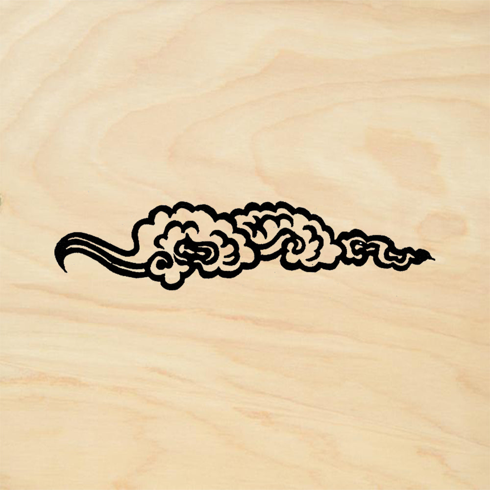 StampaFe Tibetan Cloud Right Asian Rubber Art Stamp