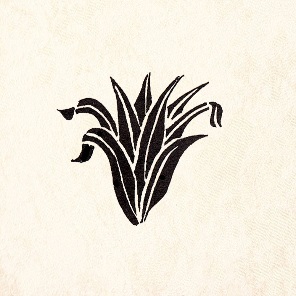 StampaFe Tibetan Plant Botanical Rubber Art Stamp