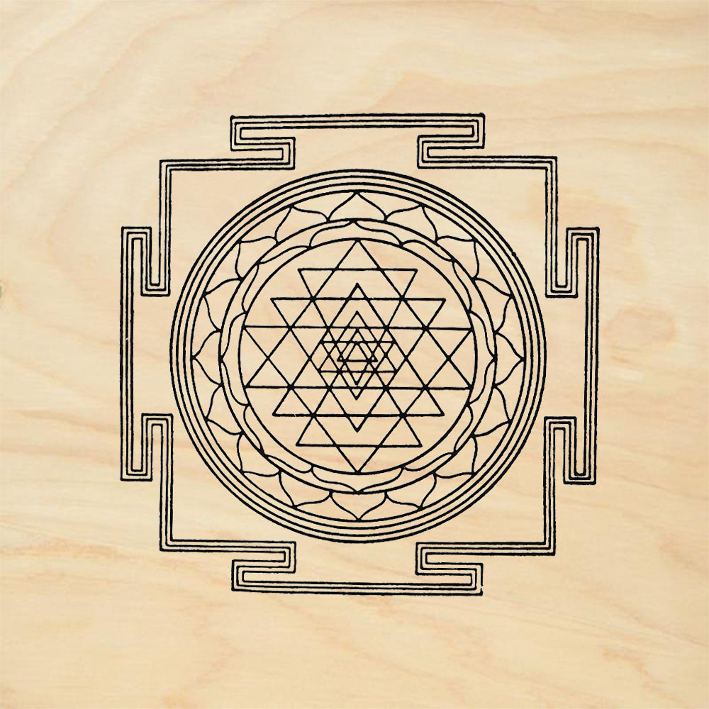 StampaFe Sri Yantra Rubber Art Stamp