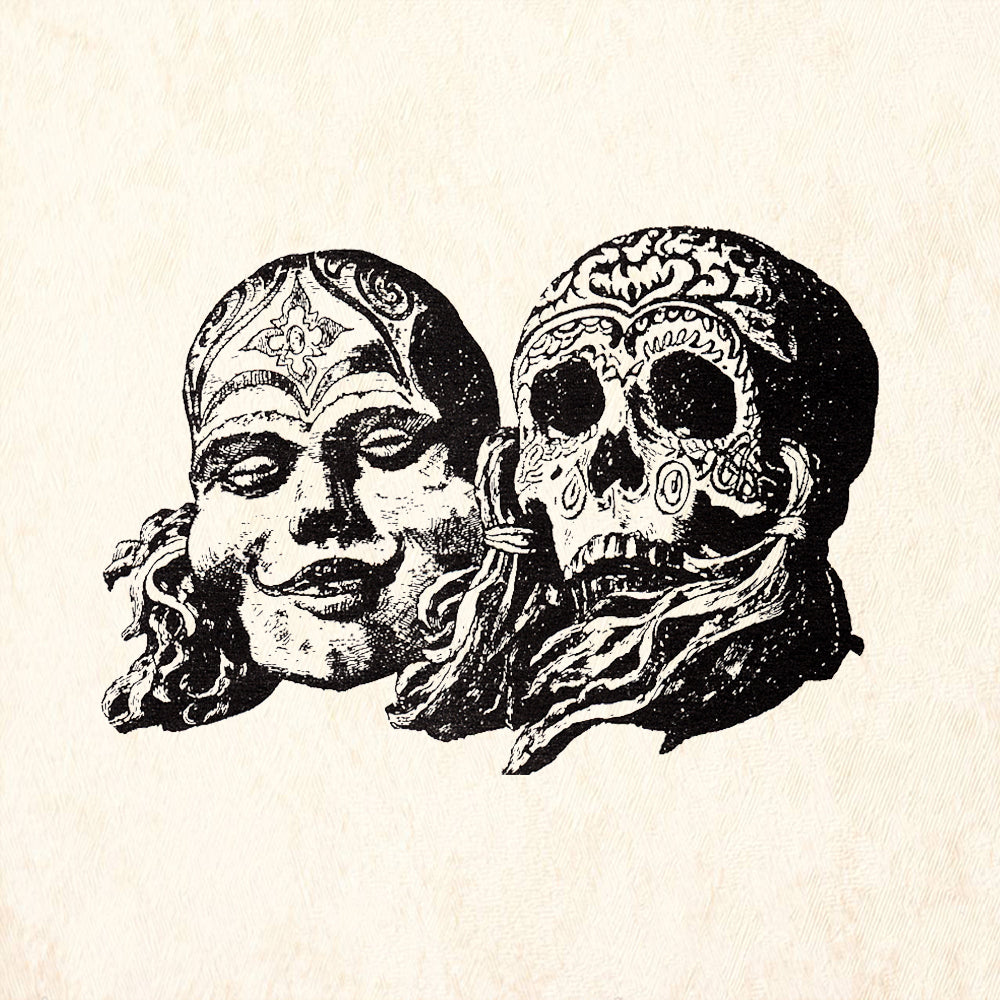 StampaFe Headhunter's Treasure Gothic Rubber Art Stamp
