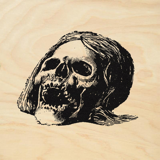StampaFe Howling Skull Gothic Rubber Art Stamp